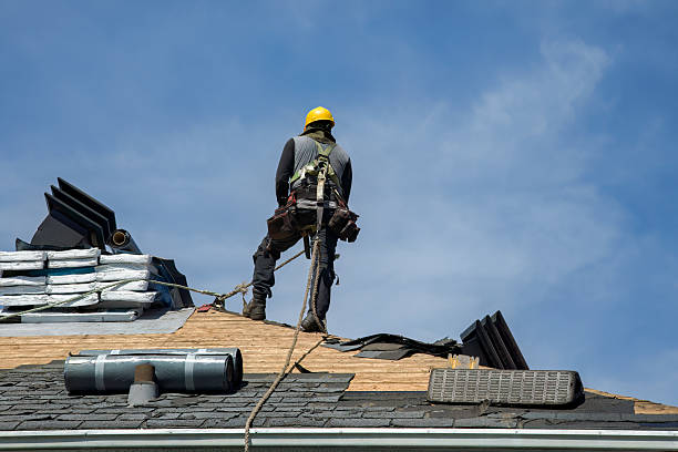 Professional Roofing technician working in East Greenville, PA